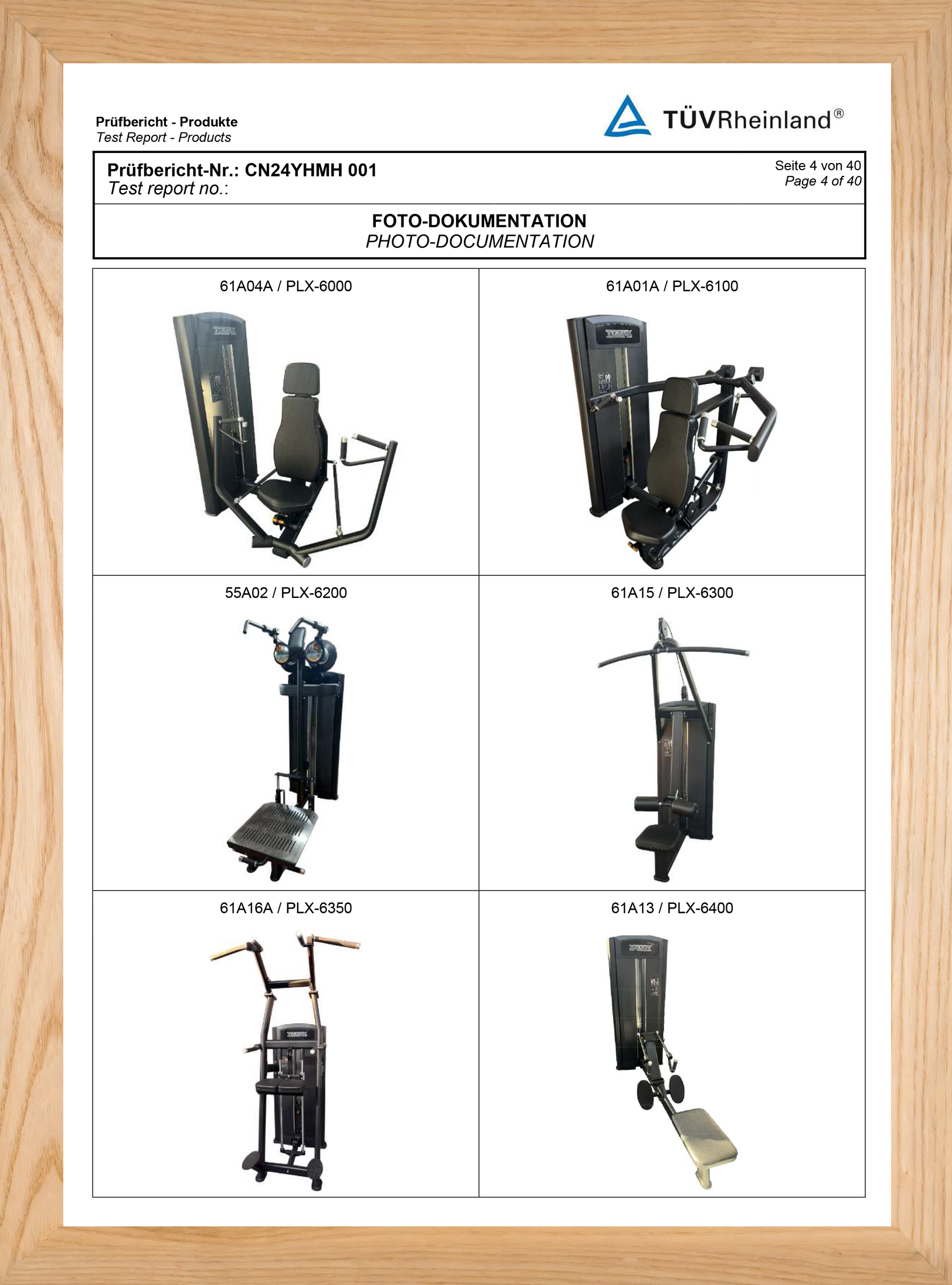 Product Test by TUV